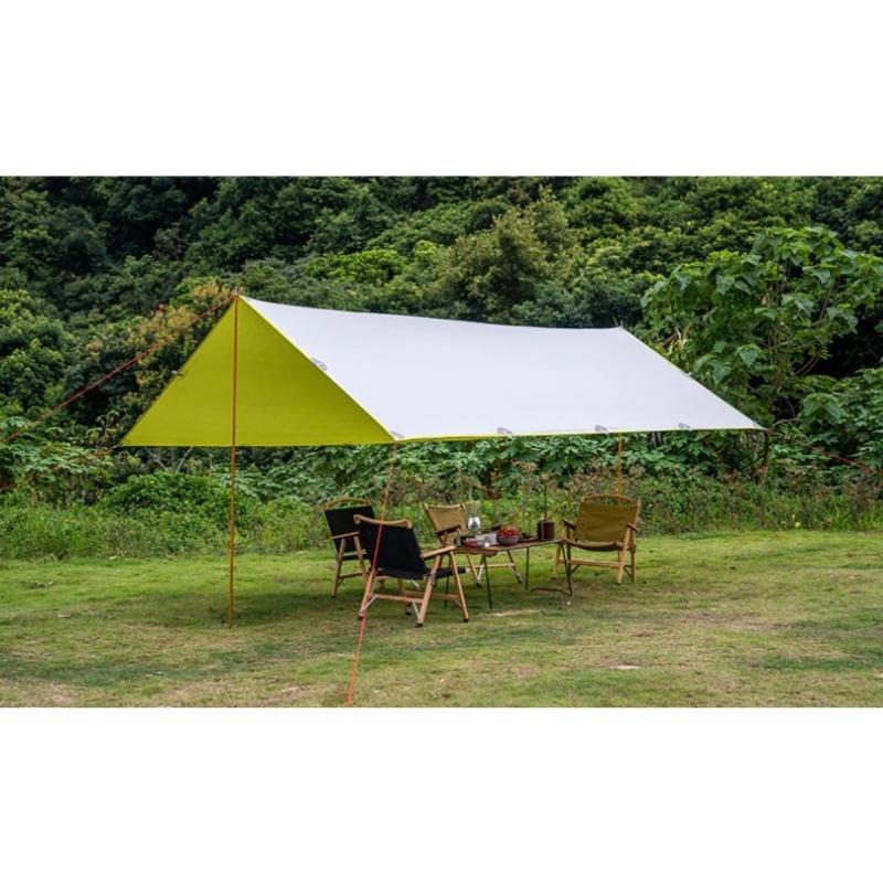 Bâche 3x3 m drap de camping protection jardin couverture remorque