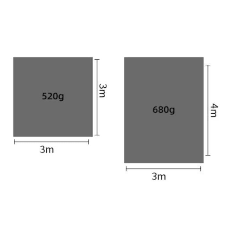 Tarp 3x3 Ultralight - Bâche de camping - Koksoak Outdoor