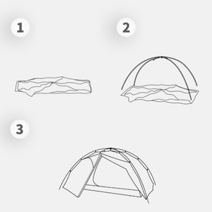 Installation de la tente Ultra légère 2 places Taiji 2 - Koksoak Outdoor