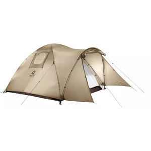 Tente 3 places avec auvent - Tente trois chambre couleur sable - Koksoak Outdoor