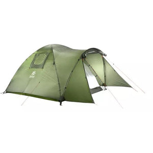 Tente 3 places avec auvent - Tente trois chambres couleur émeraude - Koksoak Outdoor