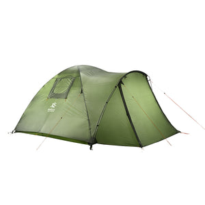 Tente 3 places avec auvent - Tente 3 chambres couleur émeraude - Koksoak Outdoor
