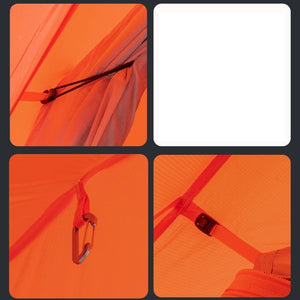 Tente 3 places rouge Light Knight 3 de Mobi Garden - Tente tunnel 3 places - Koksoak Outdoor
