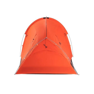 Tente 3 places avec auvent rouge - Light Knight 3 de Mobi Garden - Tente tunnel 3 places - Tente Autoportante - Koksoak Outdoor