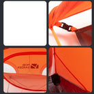Tente 3 places rouge Light Knight 3 de Mobi Garden - Tente tunnel 3 places - Koksoak Outdoor