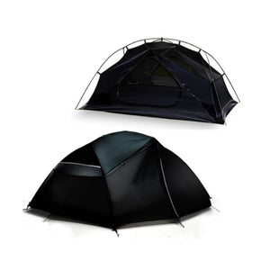 Tente trekking 2 places - Tente Ultra Légère 2 places - Tente 2 places légère noir - Koksoak Outdoor - Tente Aricxi