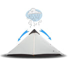 Tente Ultra Légère 1 place - LanShan UL 1 de 3F UL Gear - Tente de randonnée ultra légère - Koksoak Outdoor