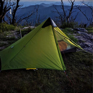 Tente Ultra Légère 1 place Verte - LanShan UL 1 de 3F UL Gear - Tente de randonnée ultra légère - Koksoak Outdoor