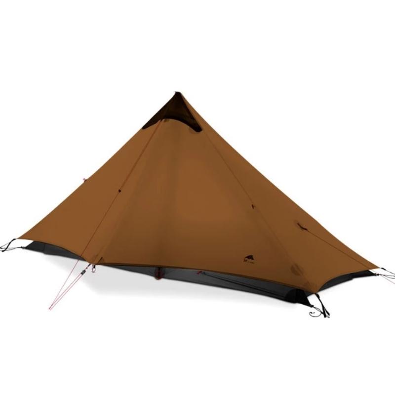 Tente Ultra Légère 1 place Kaki - LanShan UL 1 de 3F UL Gear - Tente de randonnée ultra légère - Koksoak Outdoor