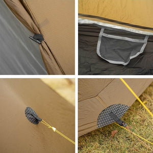 Tente 1 place Ultra légère - Lanshan 1 Pro brune de 3F UL Gear - Koksoak Outdoor