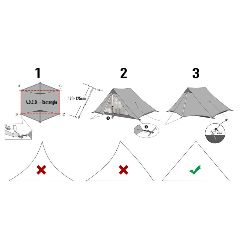 Comment installer la Lanshan 2 de 3F UL Gear