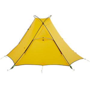 Tente Ultra Légère 2 places et mono paroi - Tente 2 places Crescent 2 jaune - Koksoak Outdoor